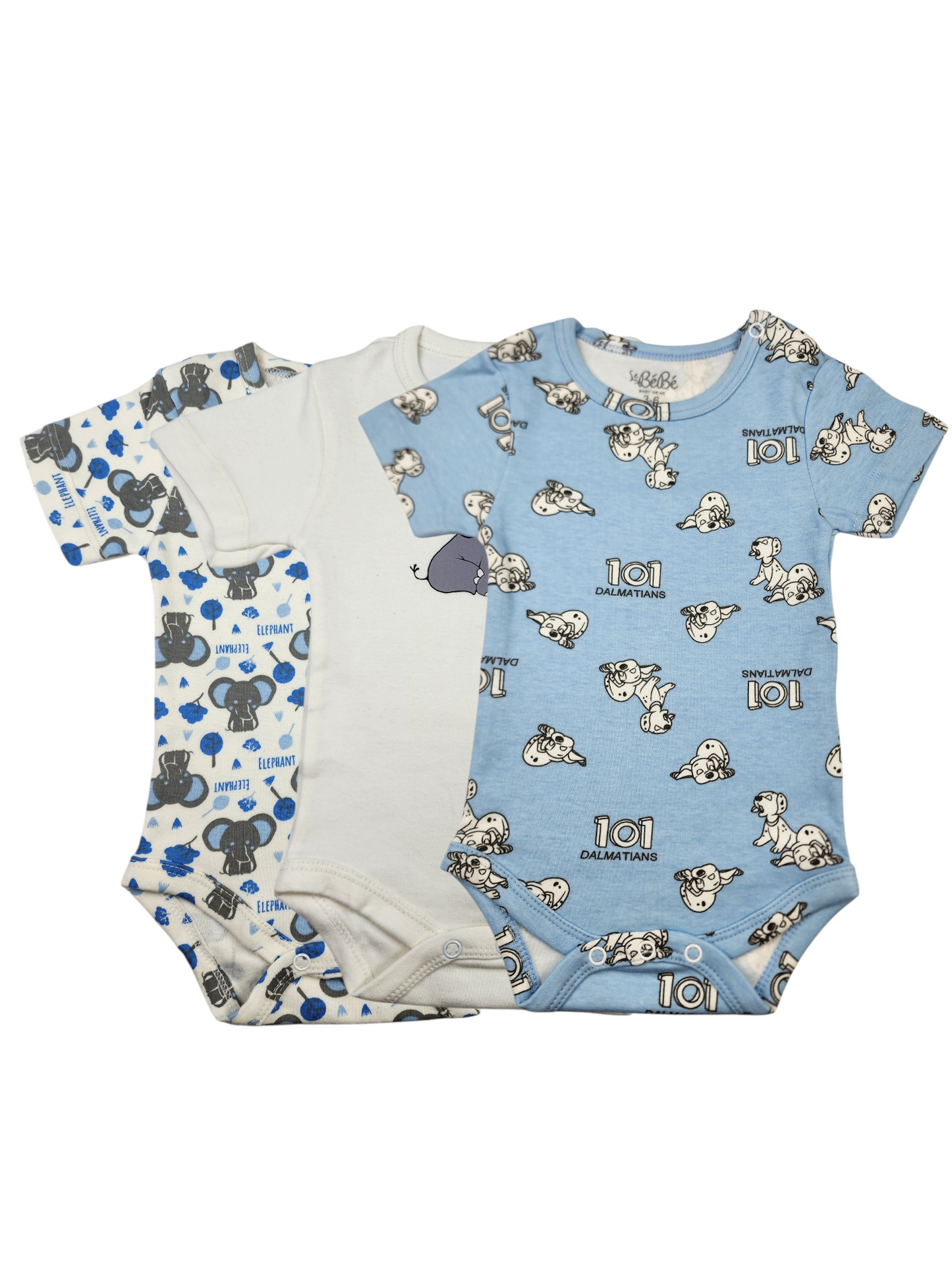 A Pack Of 3 Pieces Half Sleeve Baby UnderWear Cotton 100% , MultiColoure