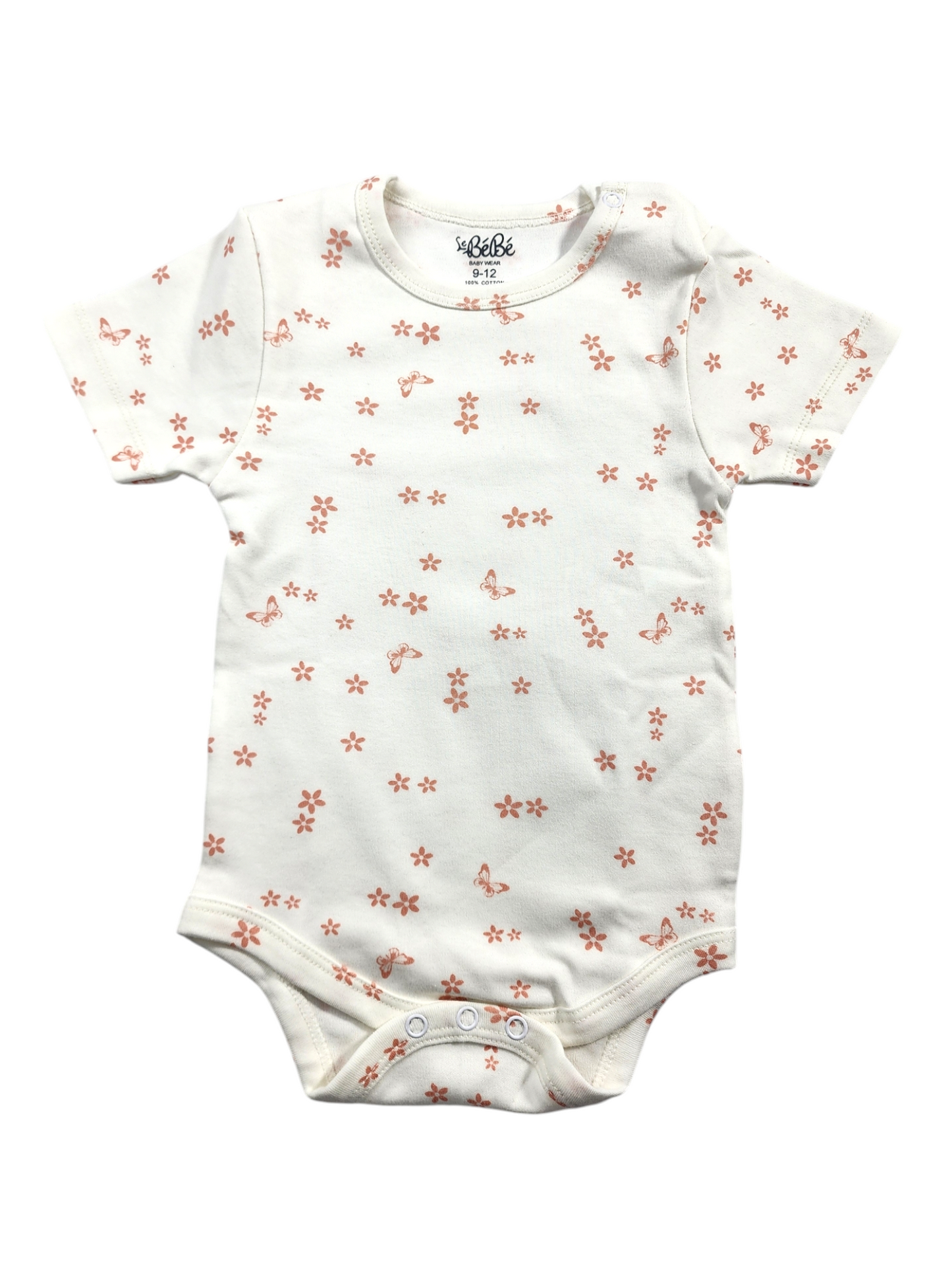 A Pack Of 3 Pieces Half Sleeve Baby UnderWear Cotton 100% , MultiColoure