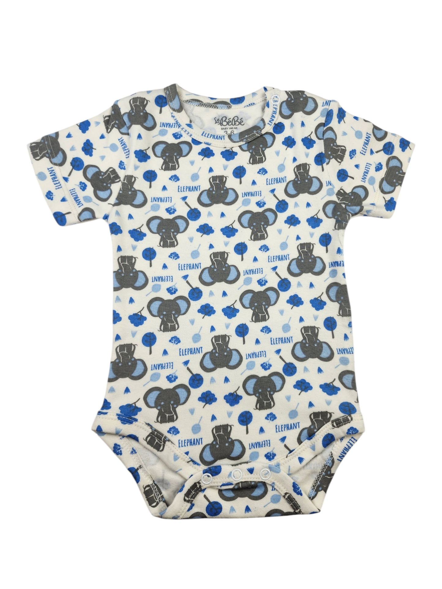 A Pack Of 3 Pieces Half Sleeve Baby UnderWear Cotton 100% , MultiColoure
