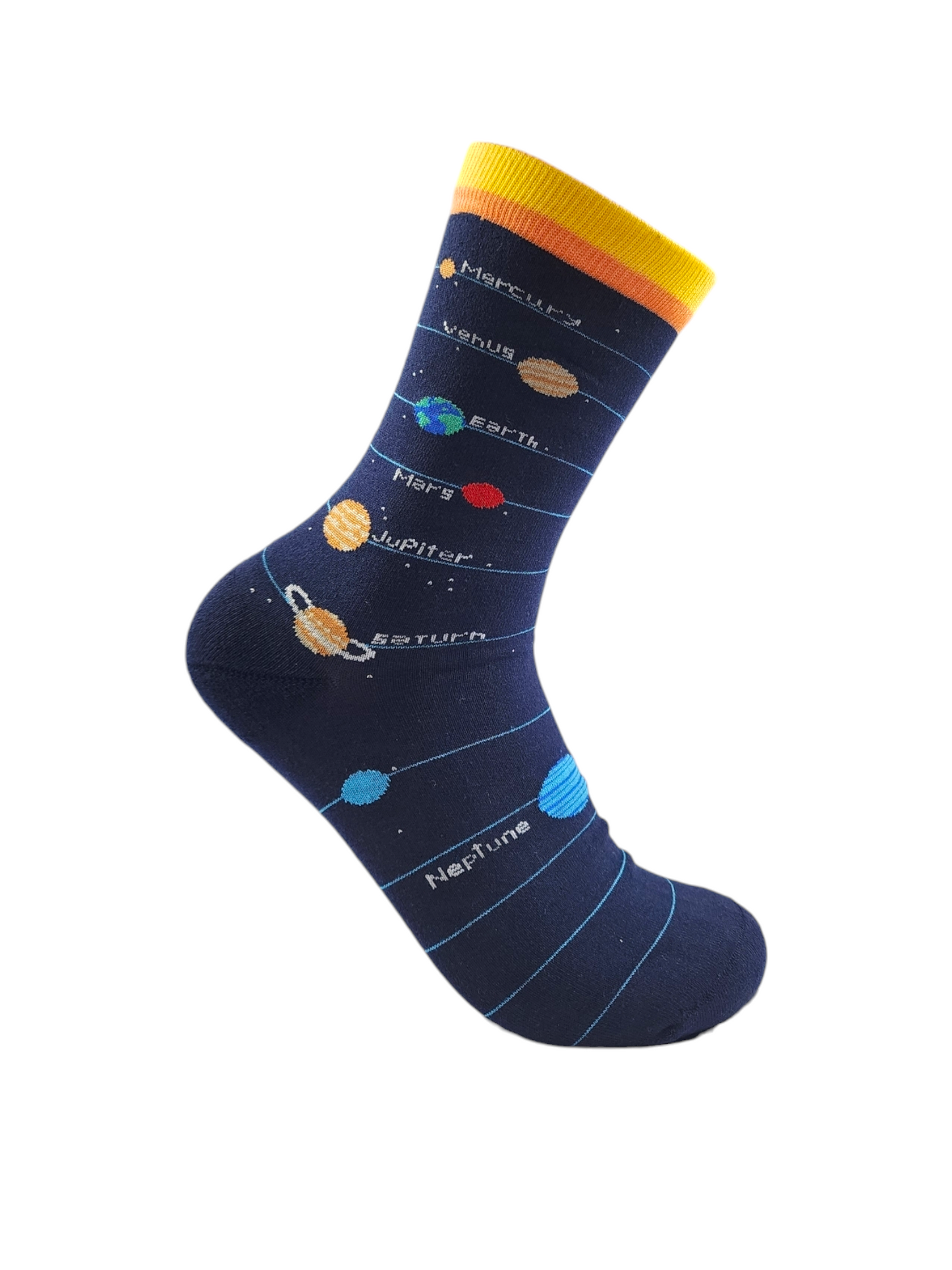 Long Printed Socks Liner Heel And Toe For Unisex Casual Style