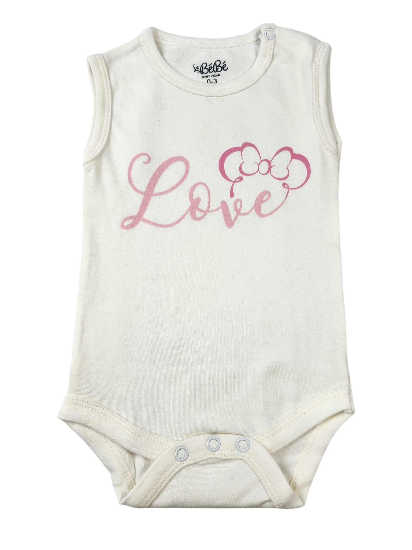 A Pack Of 3 Pieces Sleveeless Baby UnderWear Cotton 100% , MultiColoure