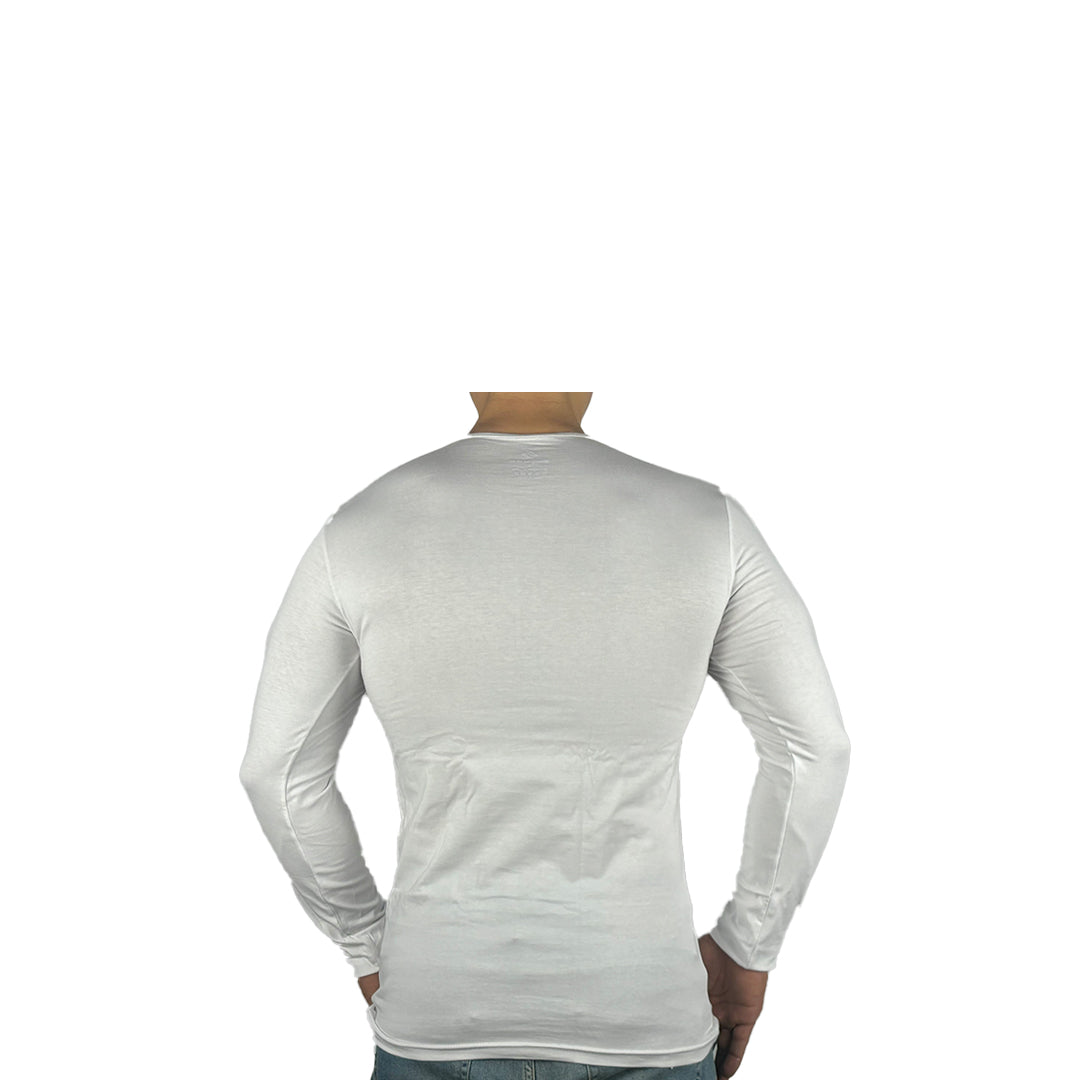 Sleeve Undershirt, White For men