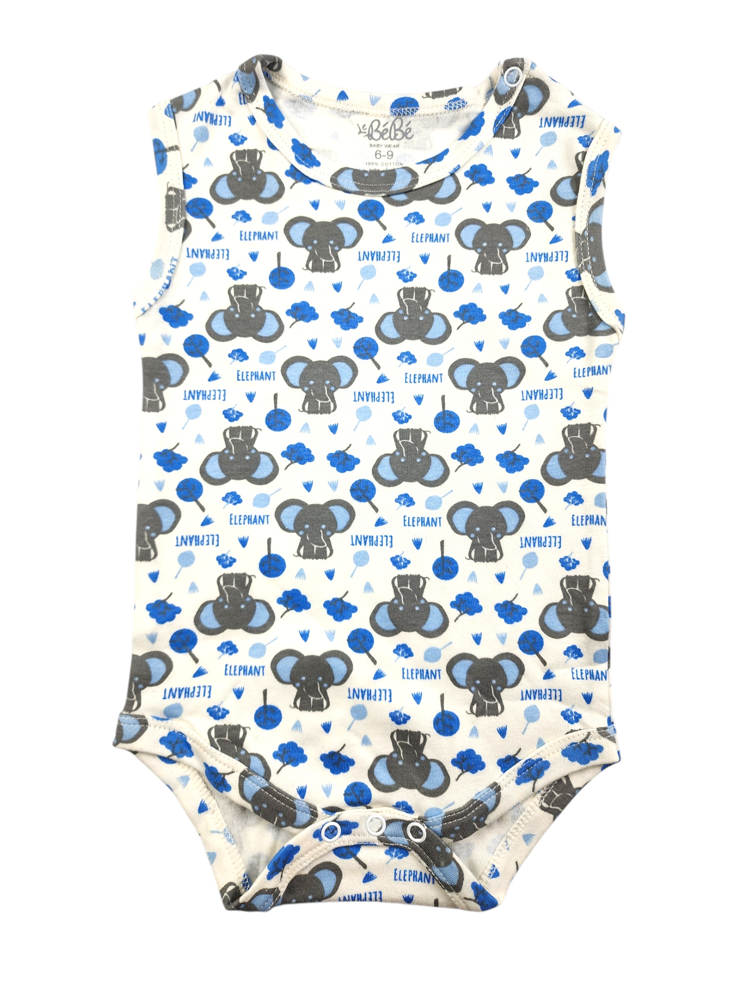 A Pack Of 3 Pieces Sleveeless Baby UnderWear Cotton 100% , MultiColoure