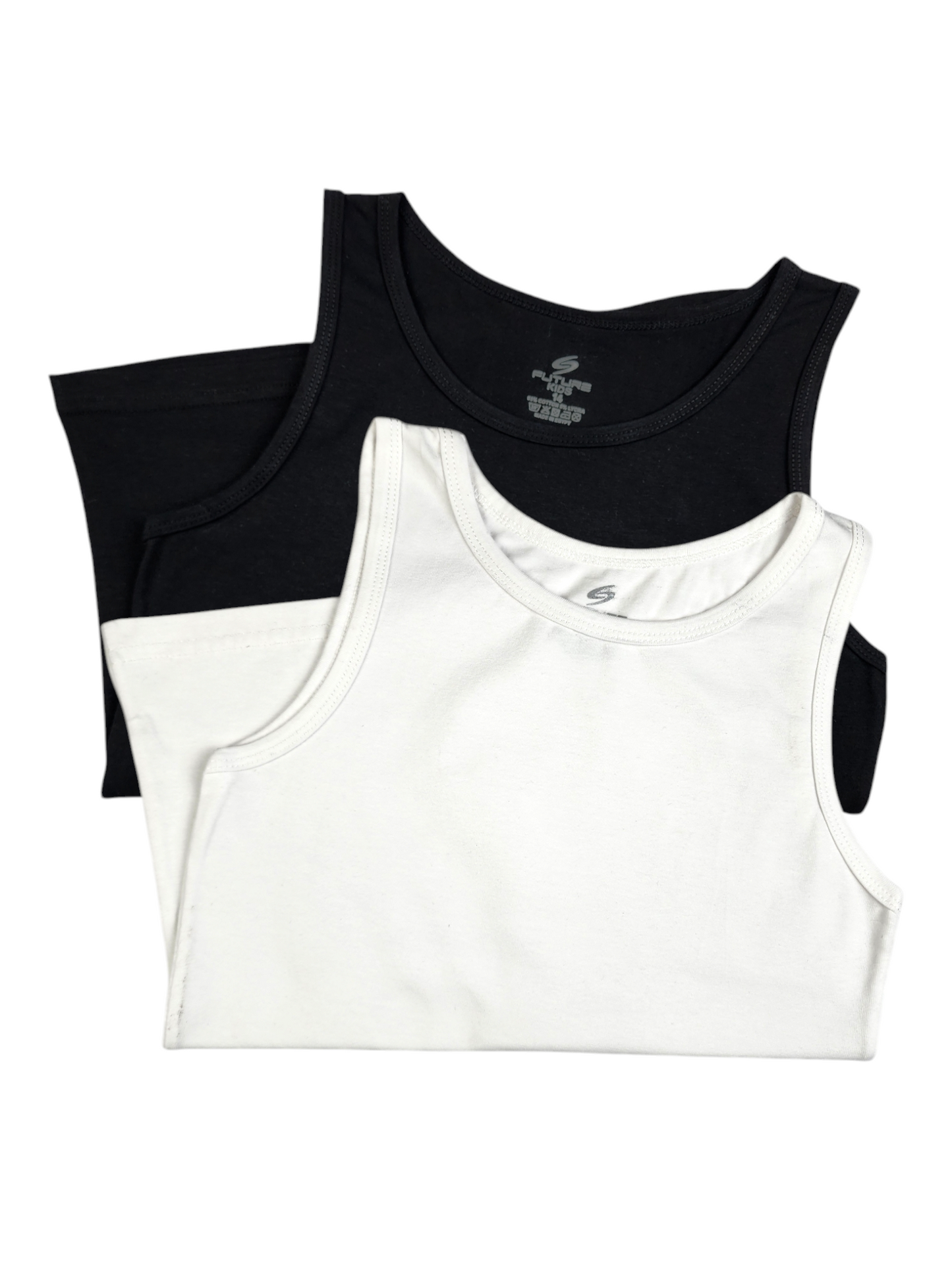 Pack Of 2 Sleeveless UnderShirt MultiColoure For Kids