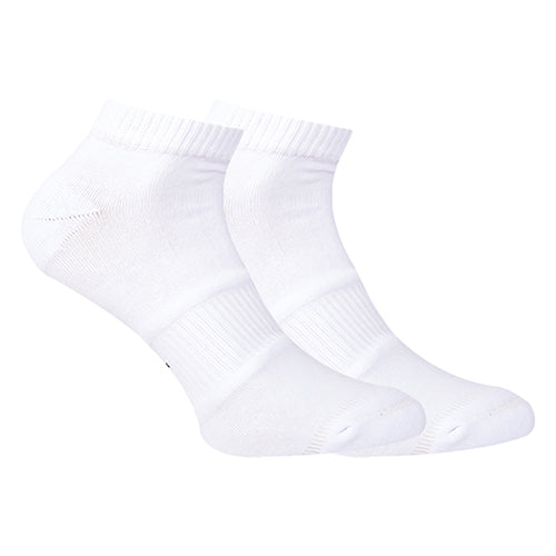 Ankle Plain Socks Liner Heel And Toe White For Men