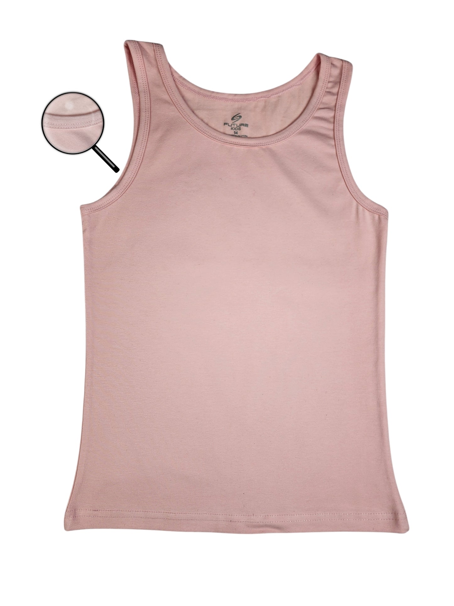 Pack Of 2 Sleeveless UnderShirt MultiColoure For Girls