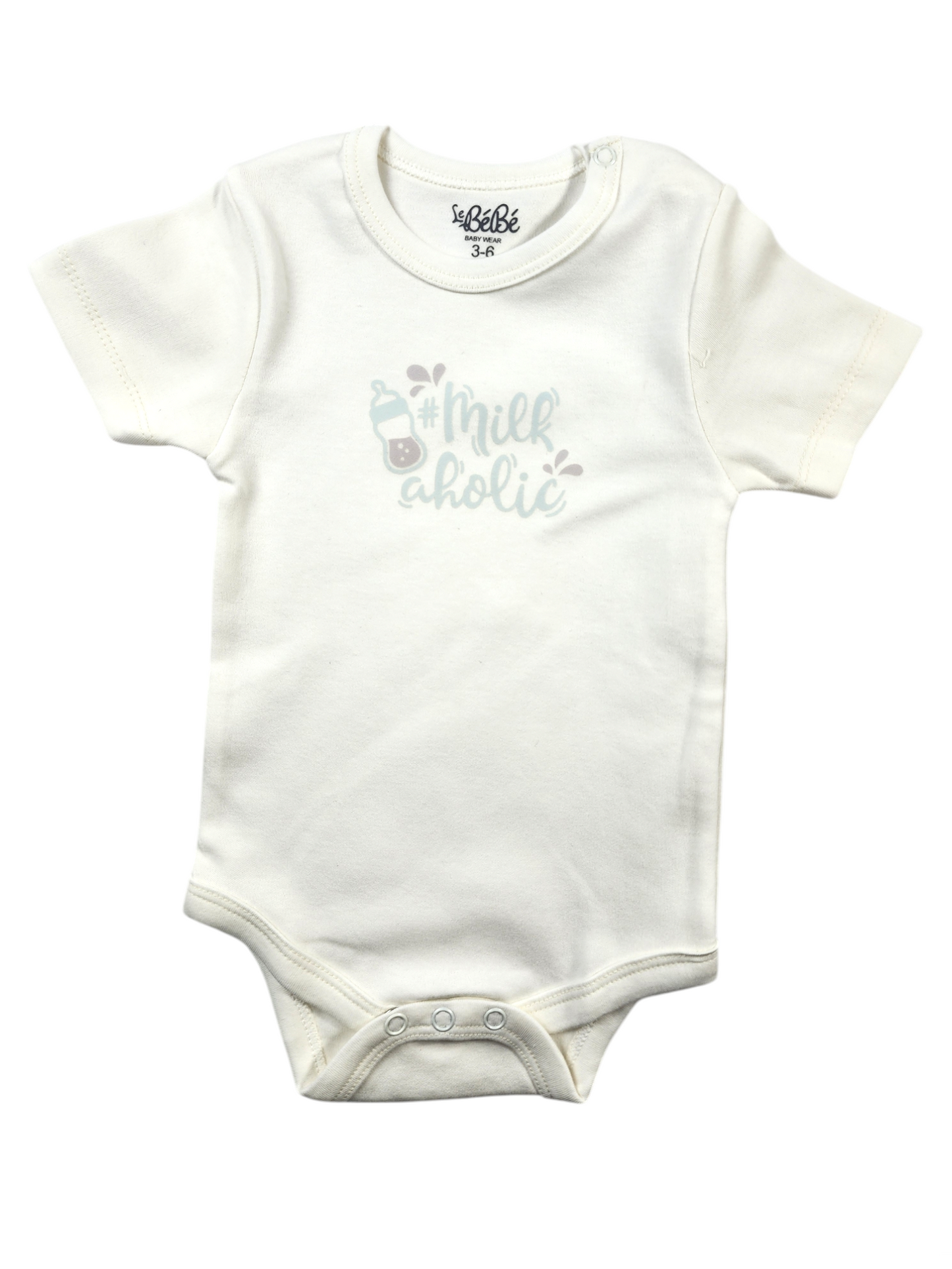 A Pack Of 3 Pieces Half Sleeve Baby UnderWear Cotton 100% , MultiColoure