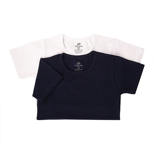 Pack Of 2 Half Slevee UnderShirt MultiColoure For Kids's