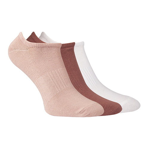 A Pack Of 3 Pieces LowCut Plain Socks MultiColoure For Women