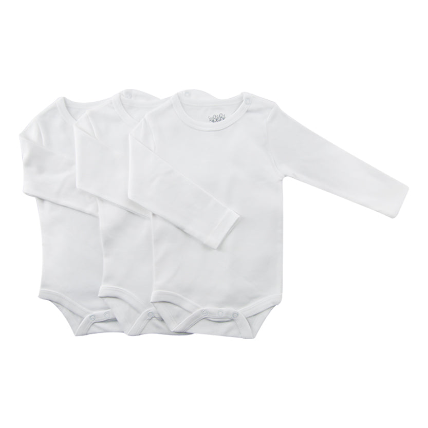 A Pack Of 3 Pieces Sleeve Baby UnderWear Cotton 100% , MultiColoure