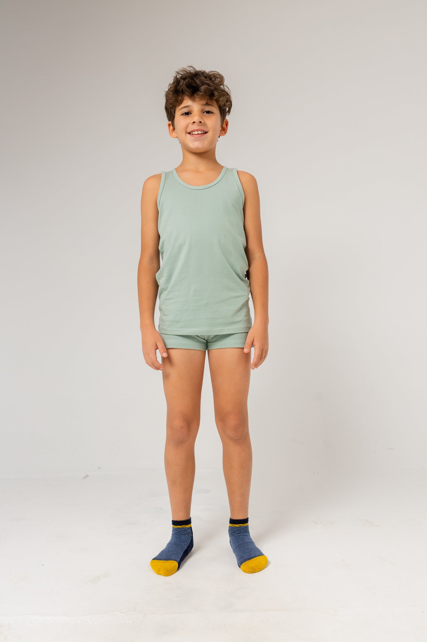 Pack Of 2 Plain Boxers For Kid's MultiColoure