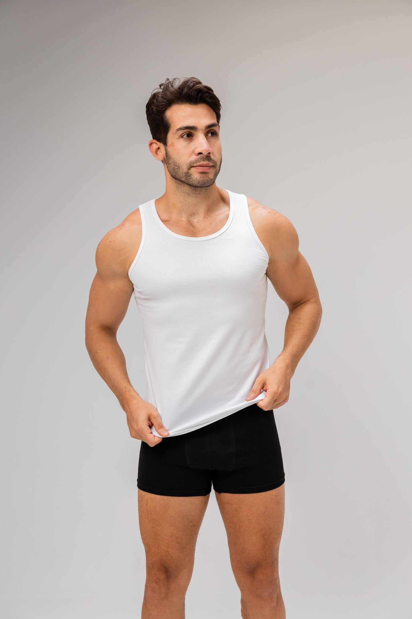 Plain Black Boxer For Men