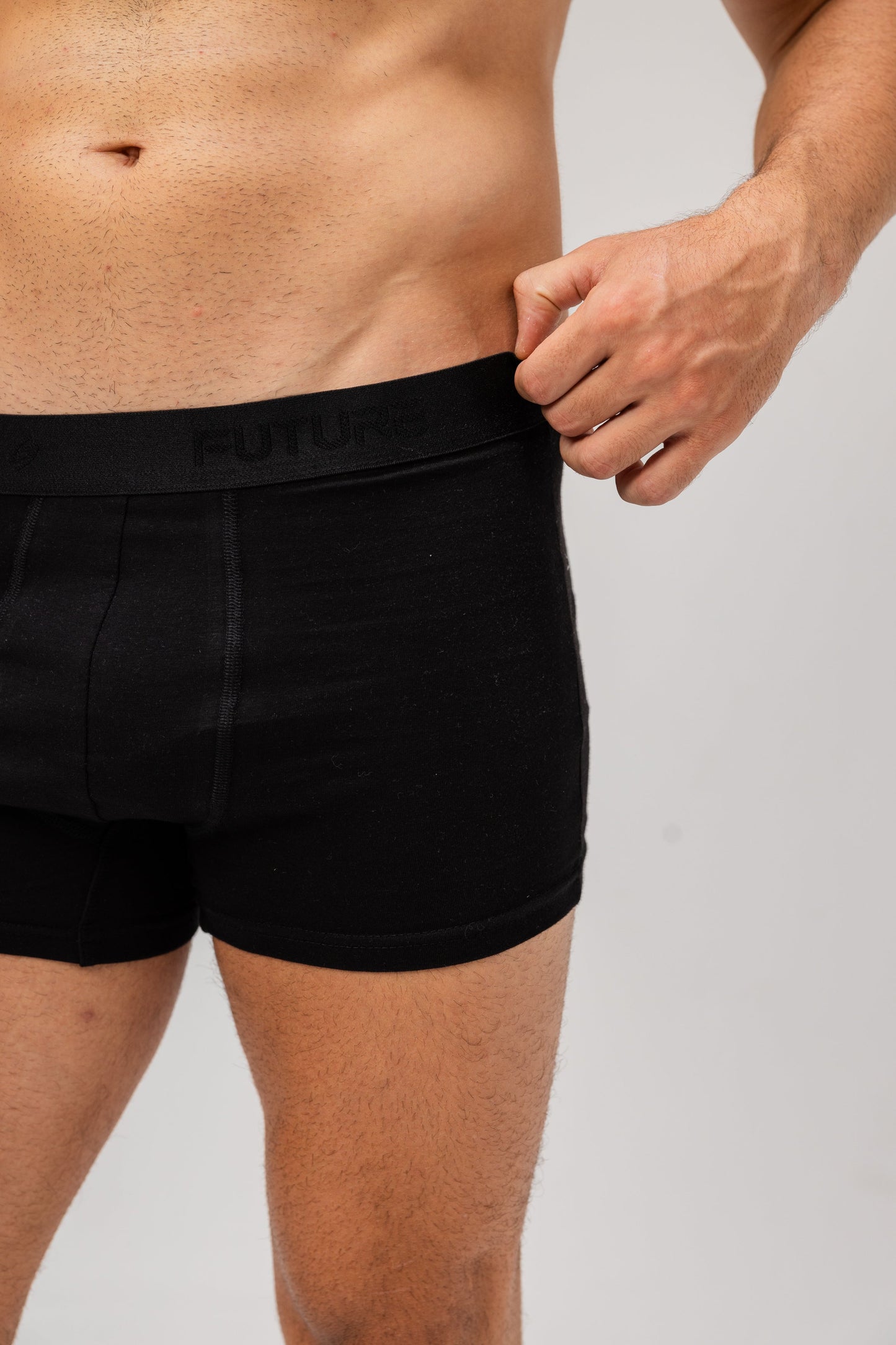 Plain Black Boxer For Men