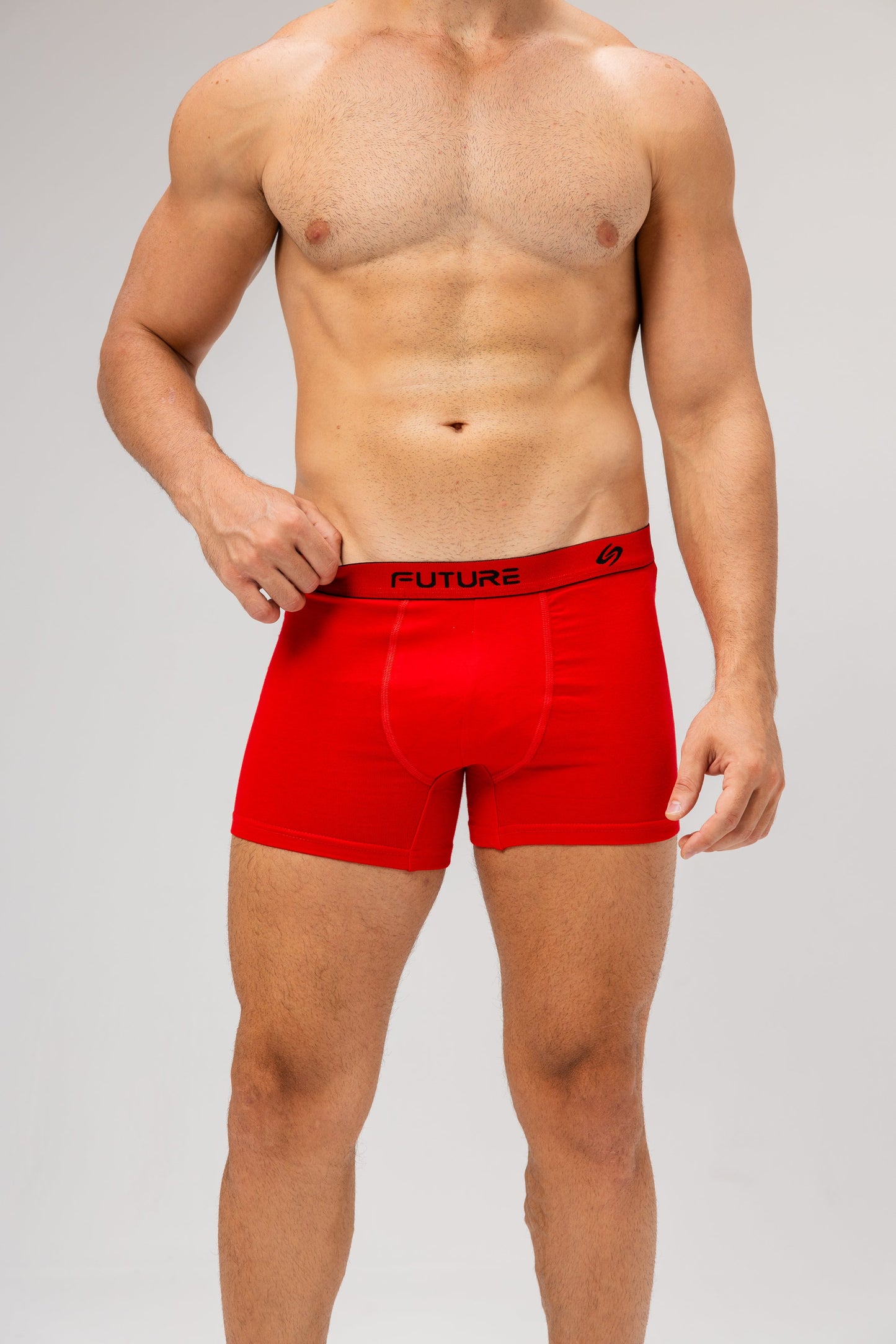 Plain Red Boxer For Men