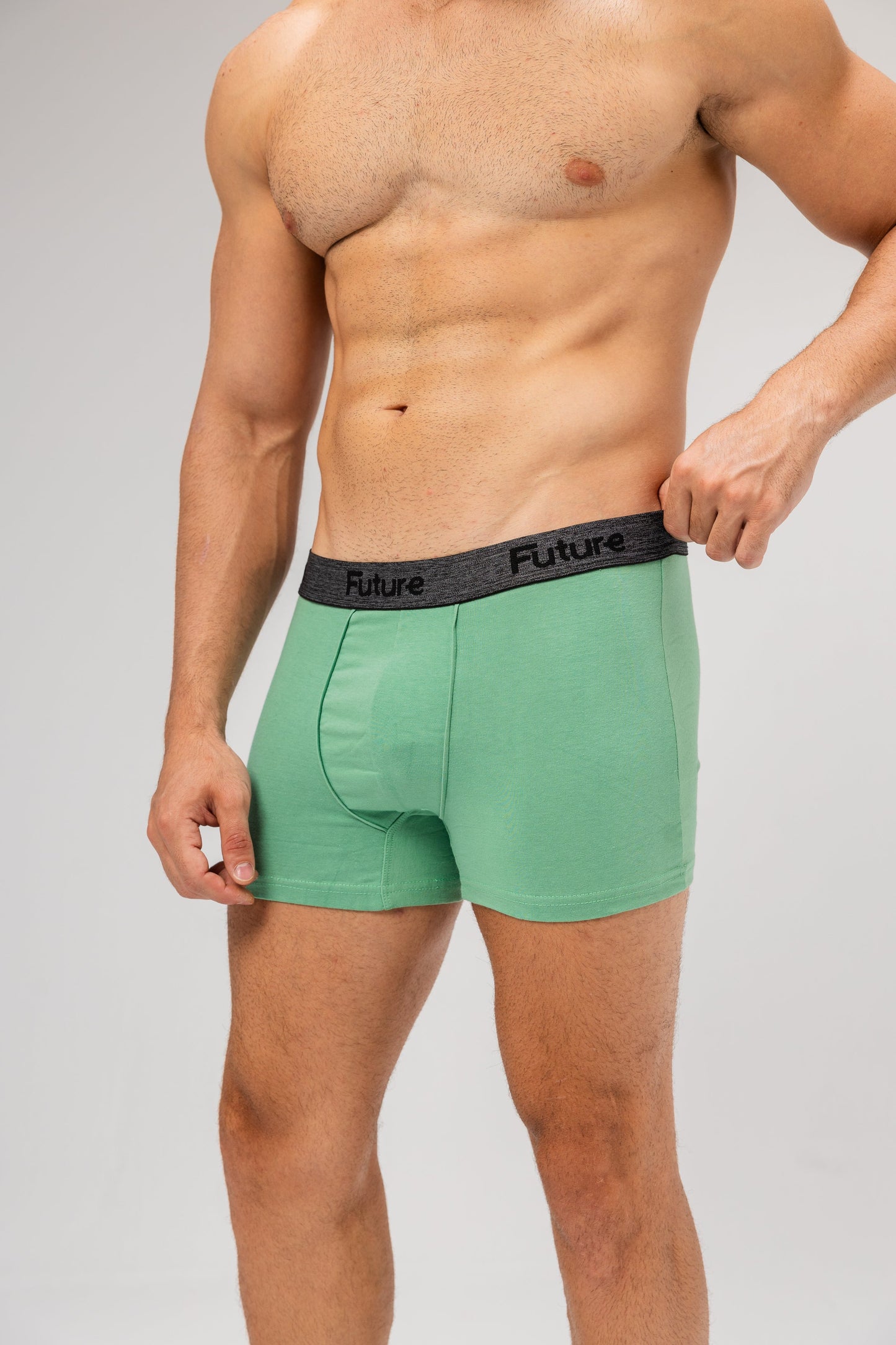 Plain Mint Green Boxer For Men
