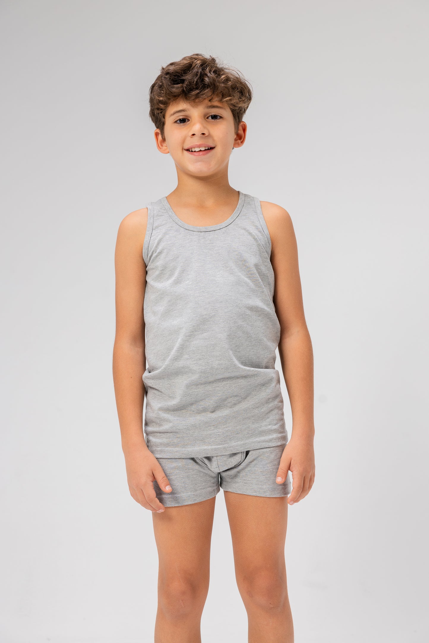 Pack Of 2 Plain Boxers For Kid's MultiColoure
