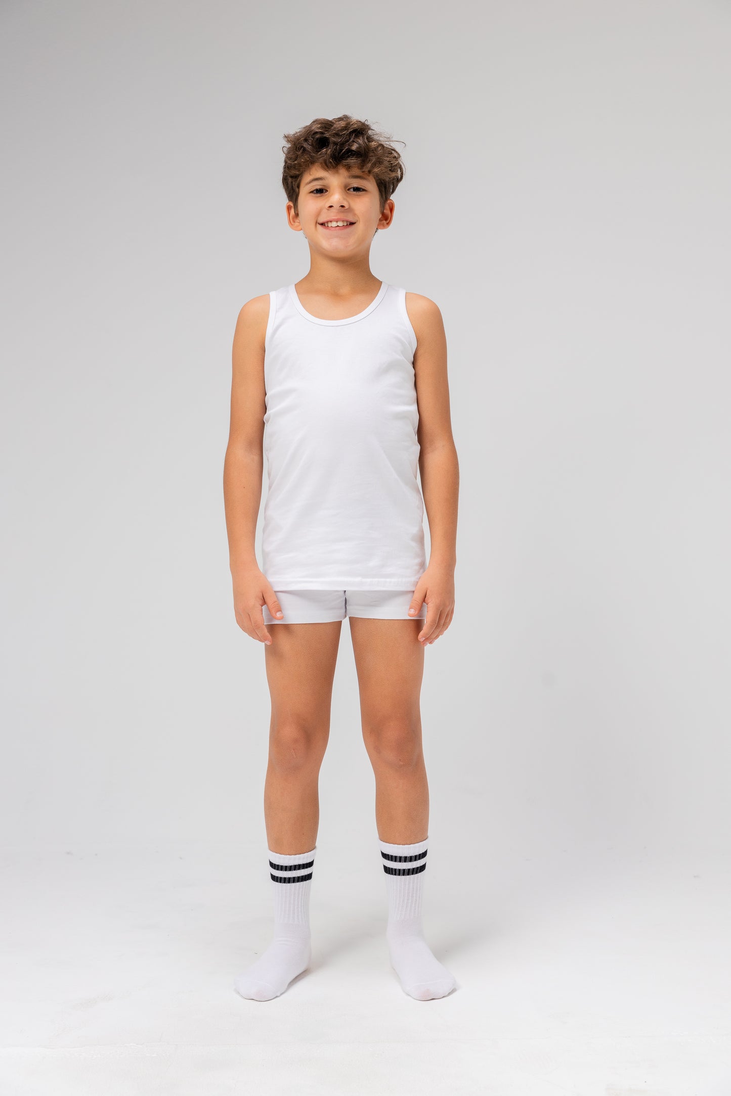 Pack Of 2 Plain Boxers For Kid's MultiColoure