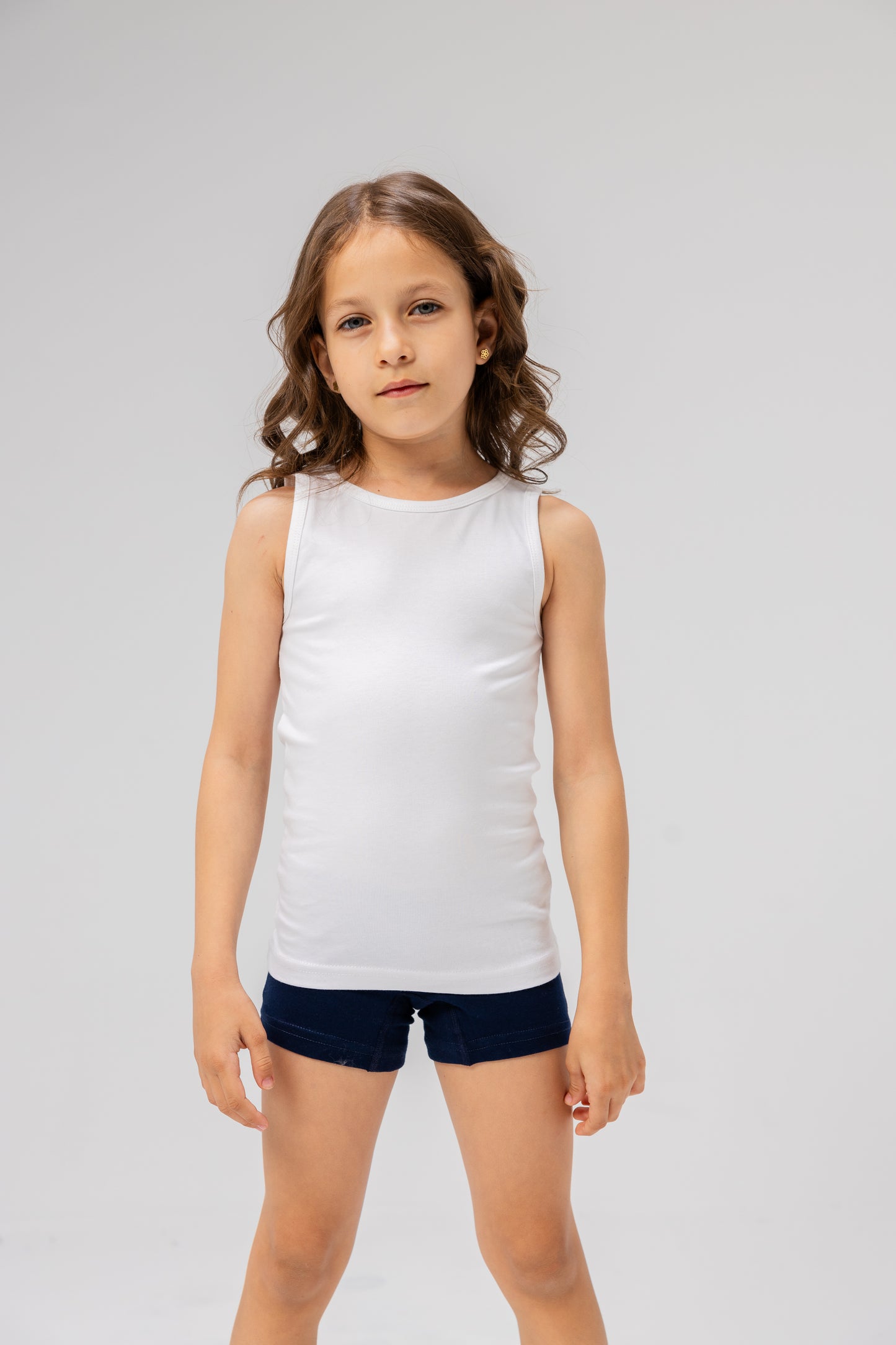 Pack Of 2 Sleeveless UnderShirt MultiColoure For Kids