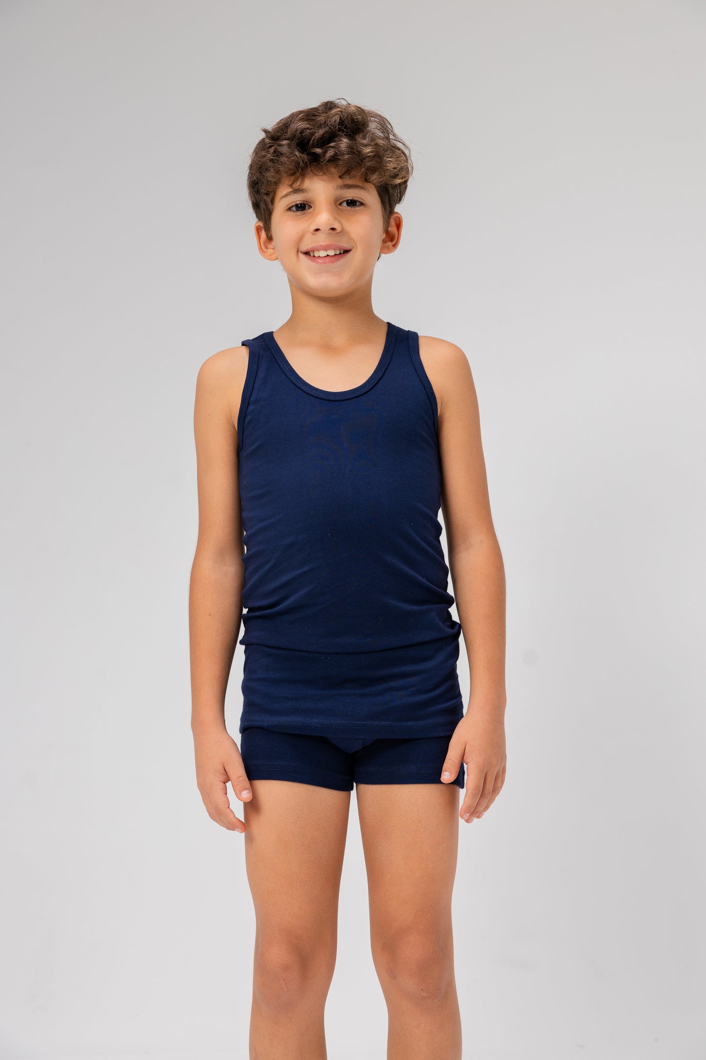 Pack Of 2 Plain Boxers For Kid's MultiColoure