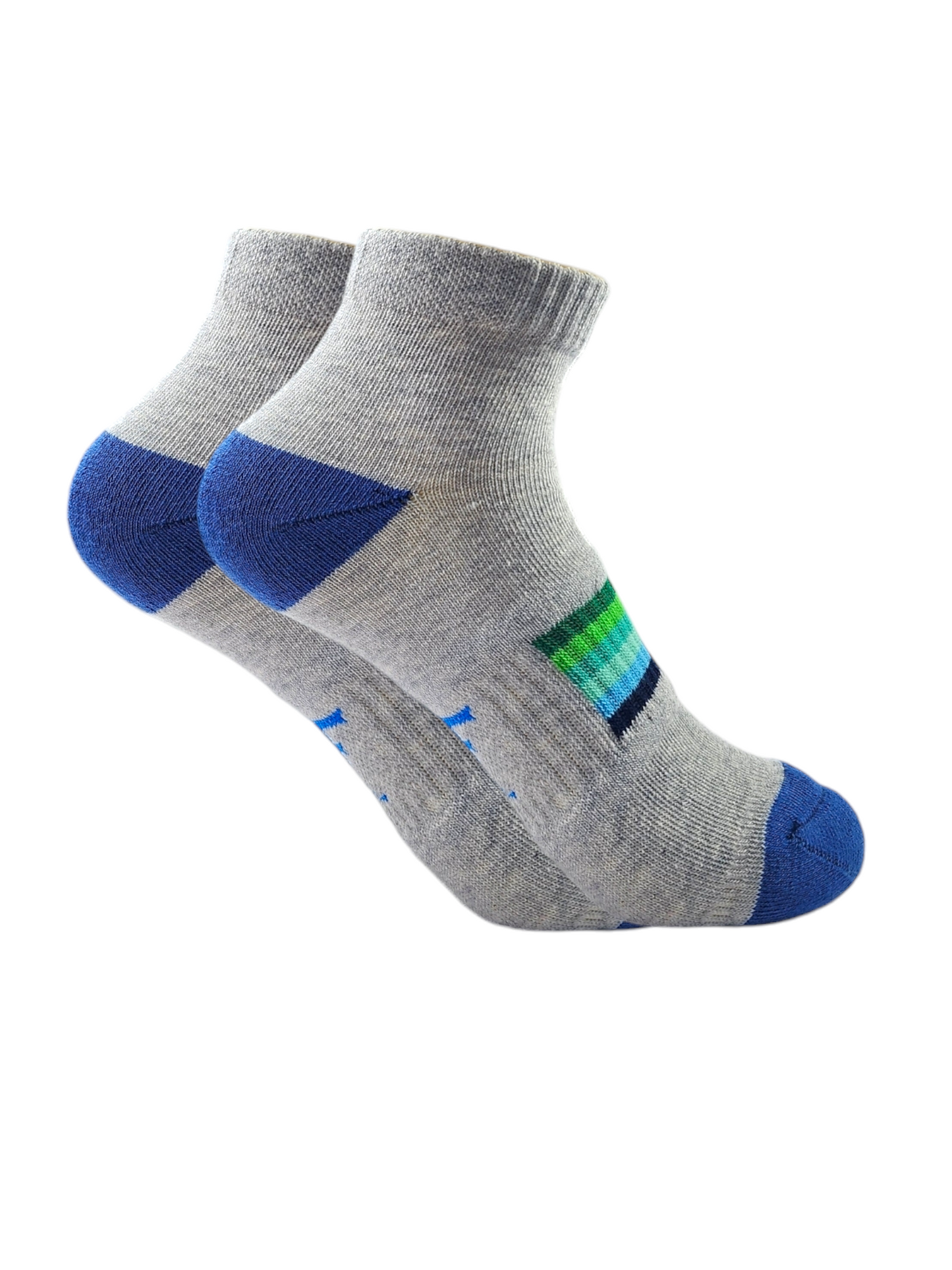 A Pack Of 3 Pieces Plain Short Socks Liner Heel and Toe MultiColoure For Men