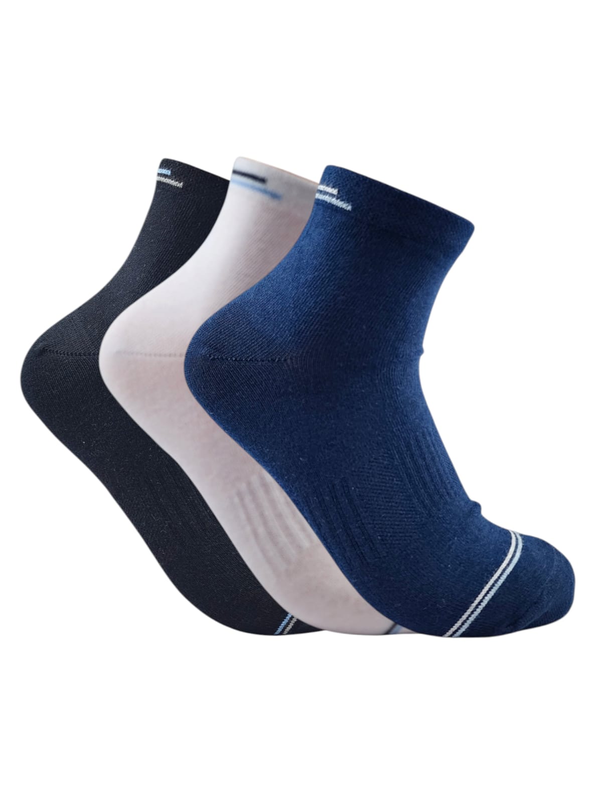 A Pack Of 3 Pices Short Socks Multicolor For Men