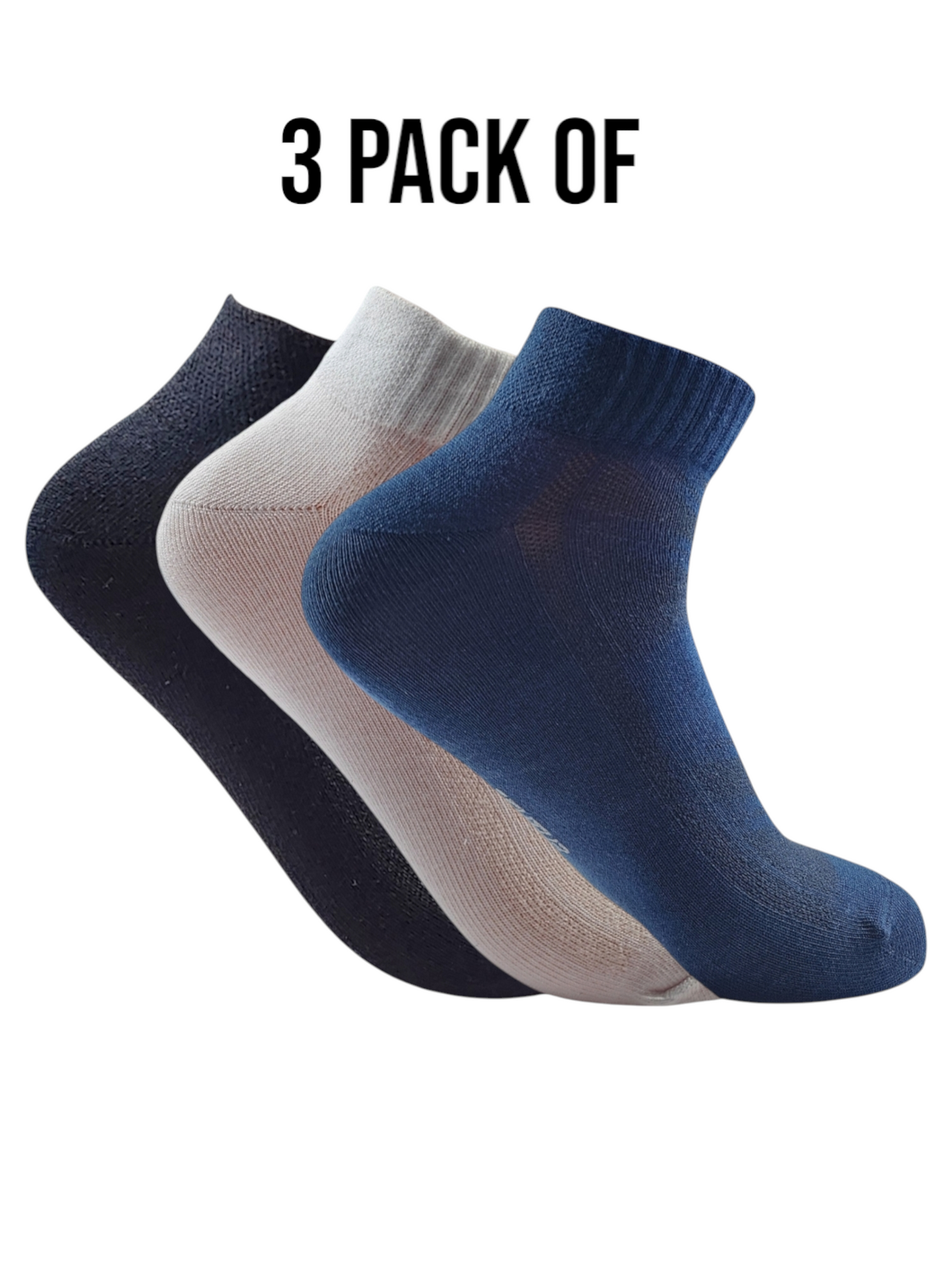 A Pack Of 9 Pieces Contain From ( 9 Ankle Socks)MultiColoure For Men&Women