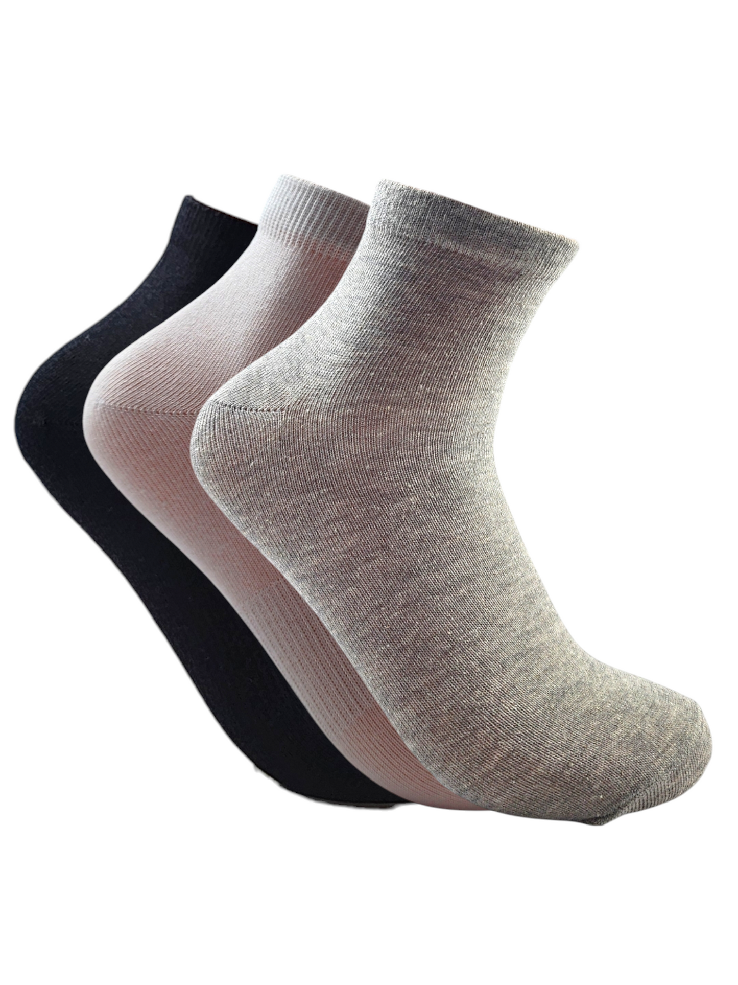 A Pack Of Midi Socks Multicolor, 3 Pieces For Women