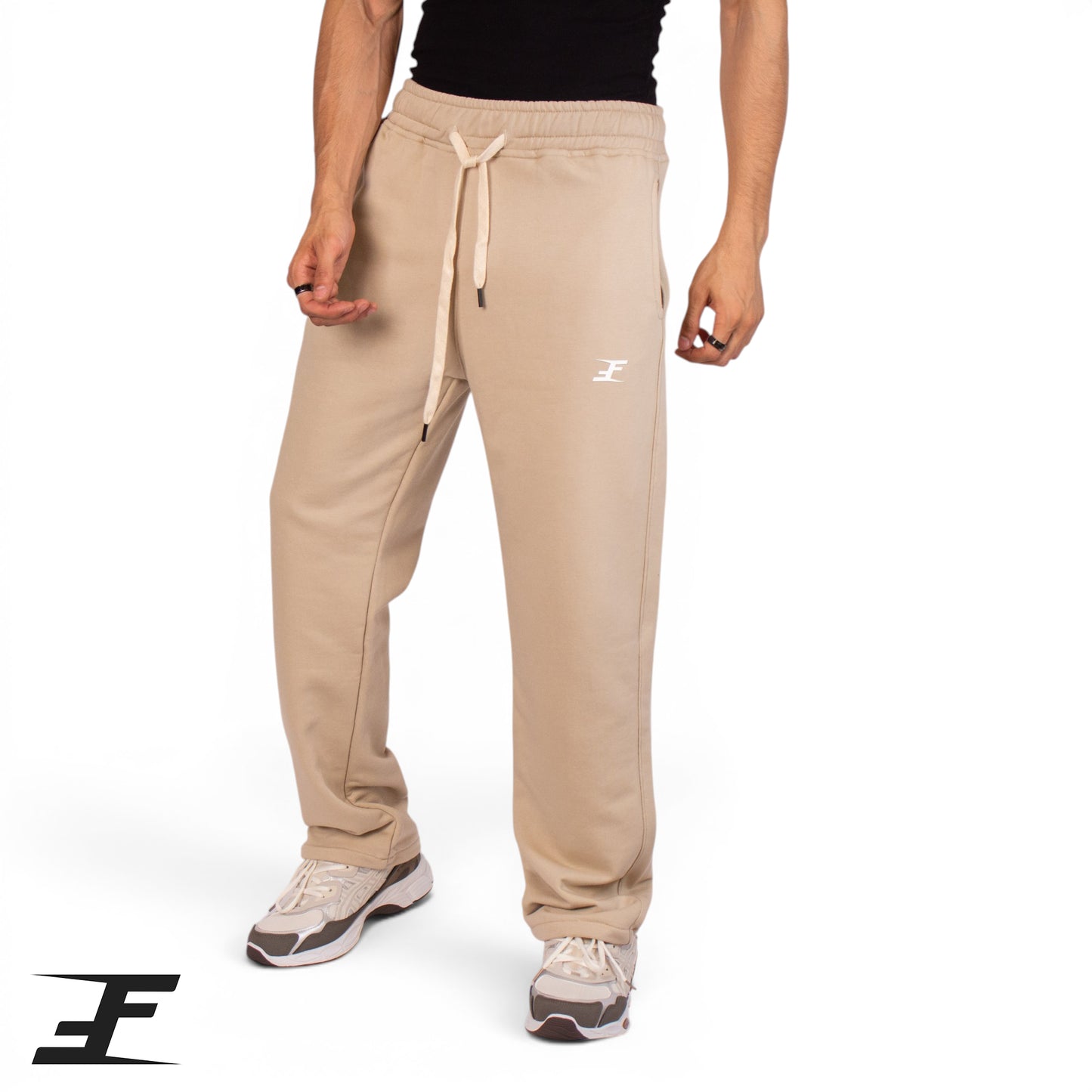 OverSized Relaxed Wide Leg Pants Summer Melton For Men