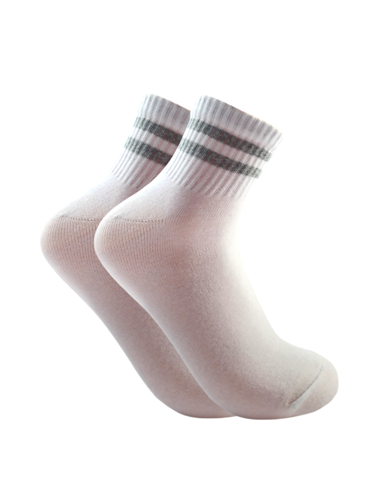 A Pack Of 3 Pieces Printed Short Socks MultiColoure