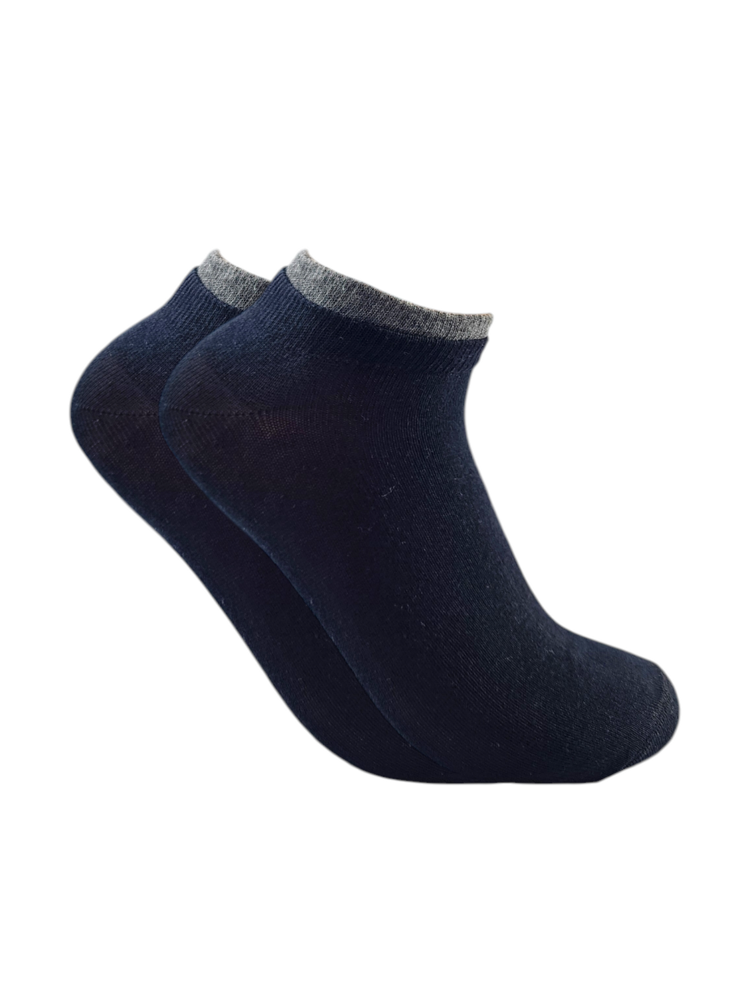 A Pack Of Ankle Socks Plain Black, 3 Pieces For Women