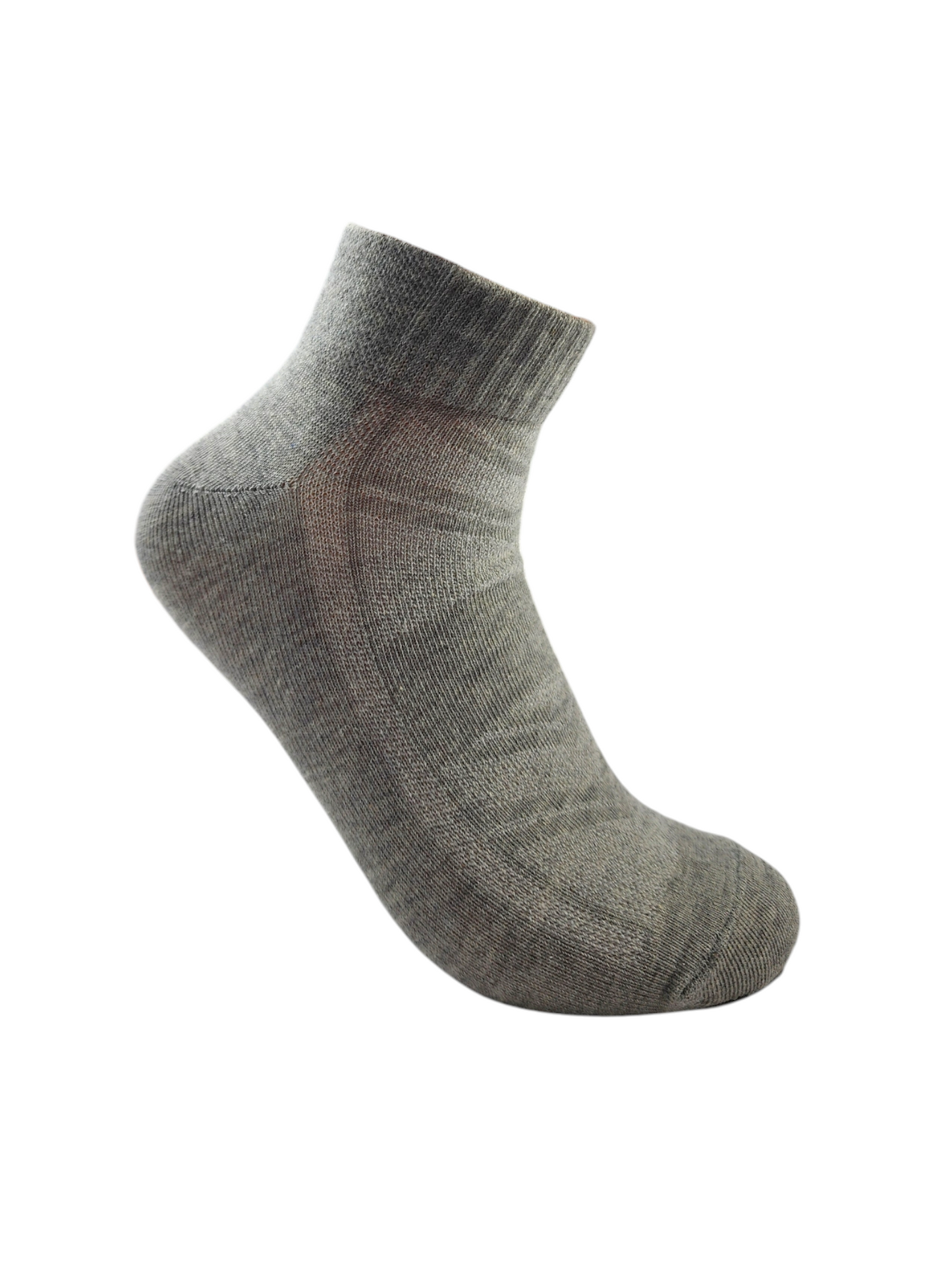 Ankle Printed Socks Grey For Men