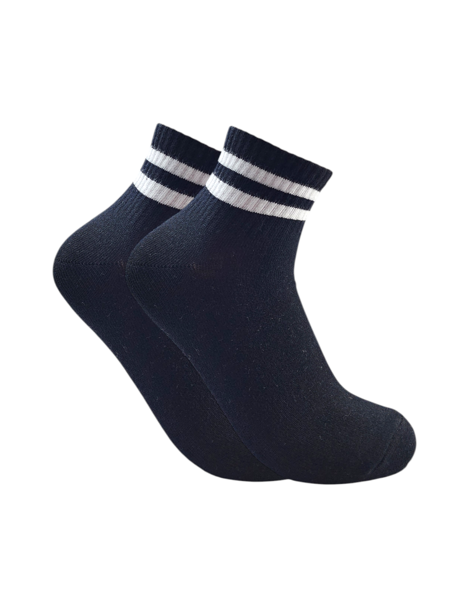 A Pack Of 3 Pieces Printed Short Socks MultiColoure