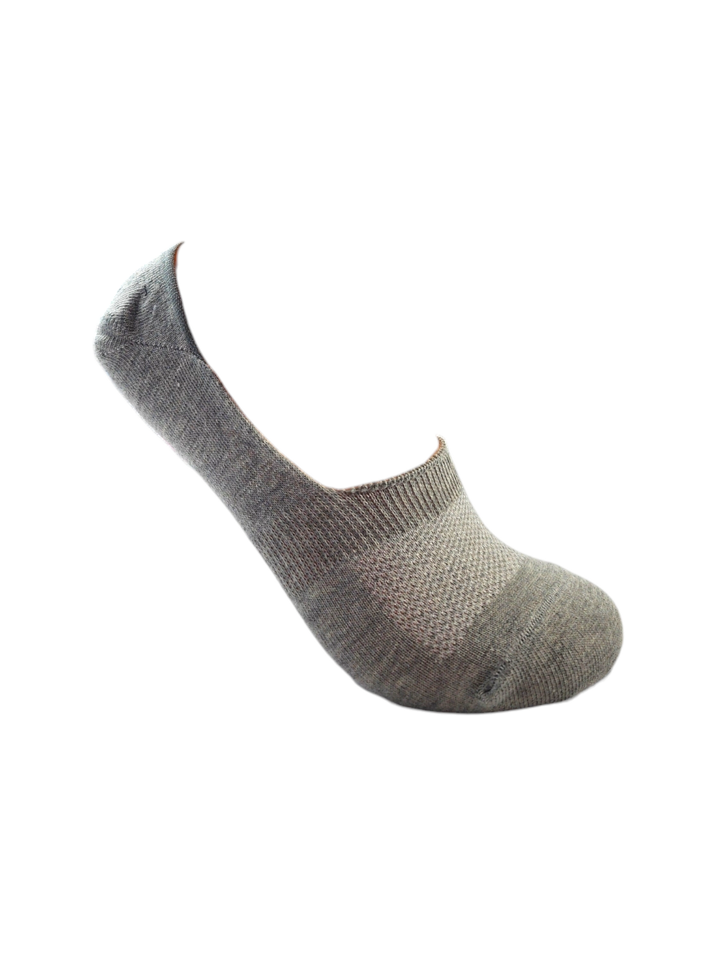 Invisible Plain Socks Grey For Men