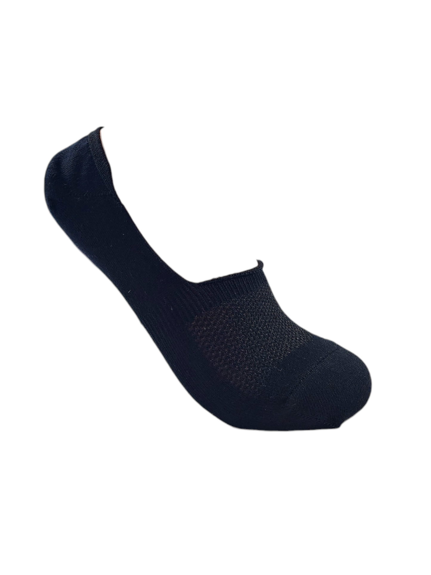 Invisible Plain Socks Black For Men