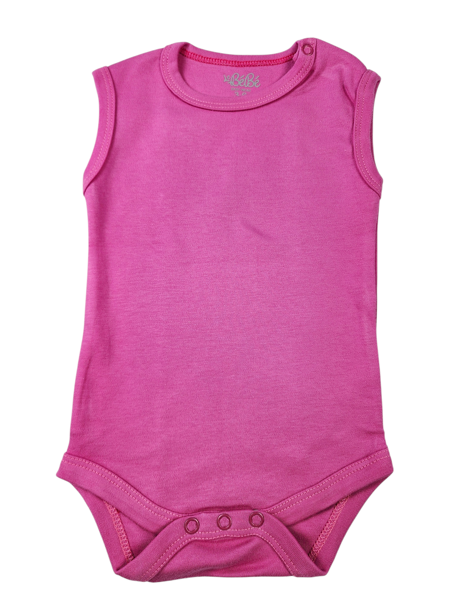 A Pack Of 3 Pieces Sleveeless Baby UnderWear Cotton 100% , MultiColoure