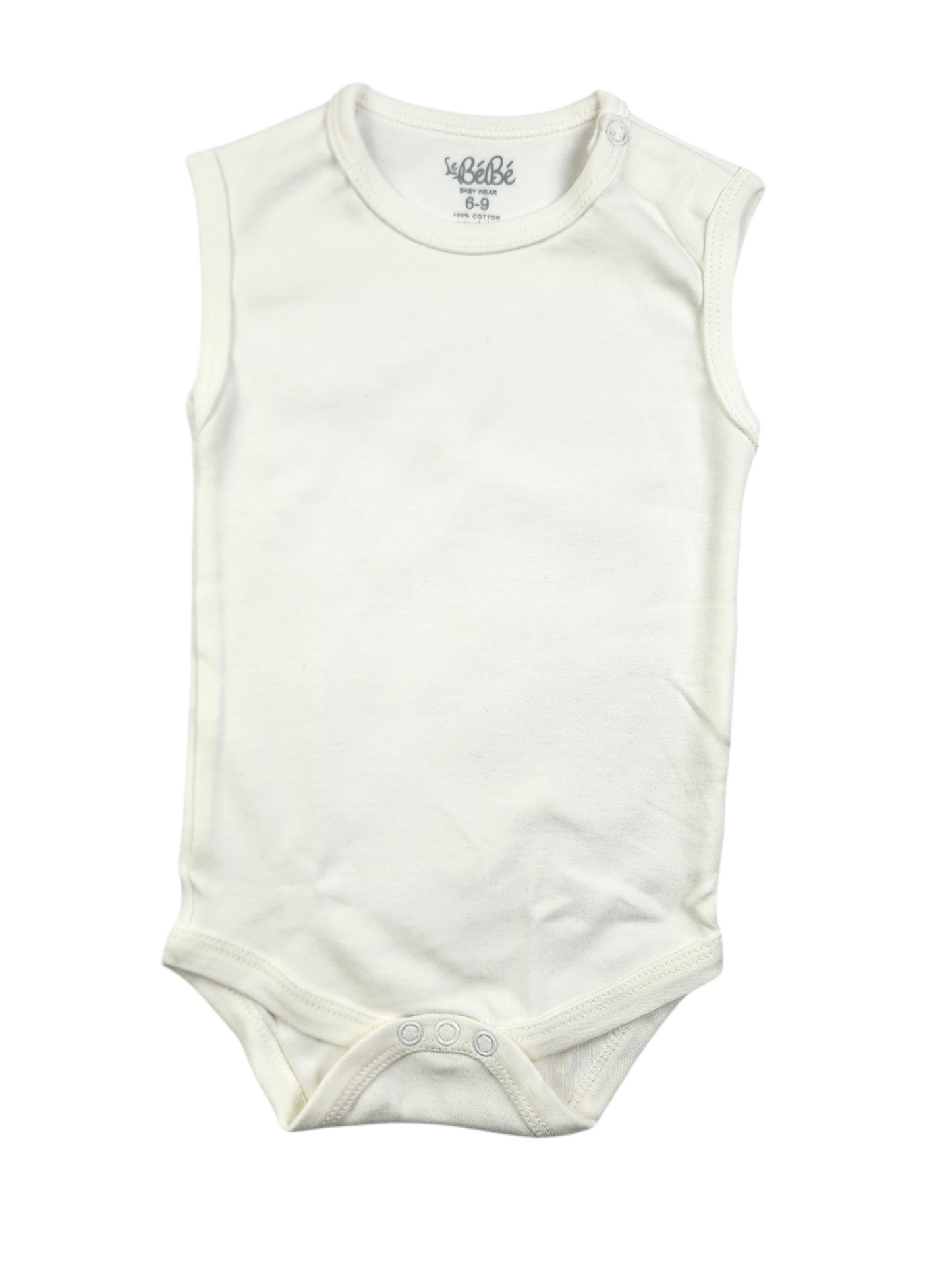 A Pack Of 3 Pieces Sleveeless Baby UnderWear Cotton 100% , MultiColoure
