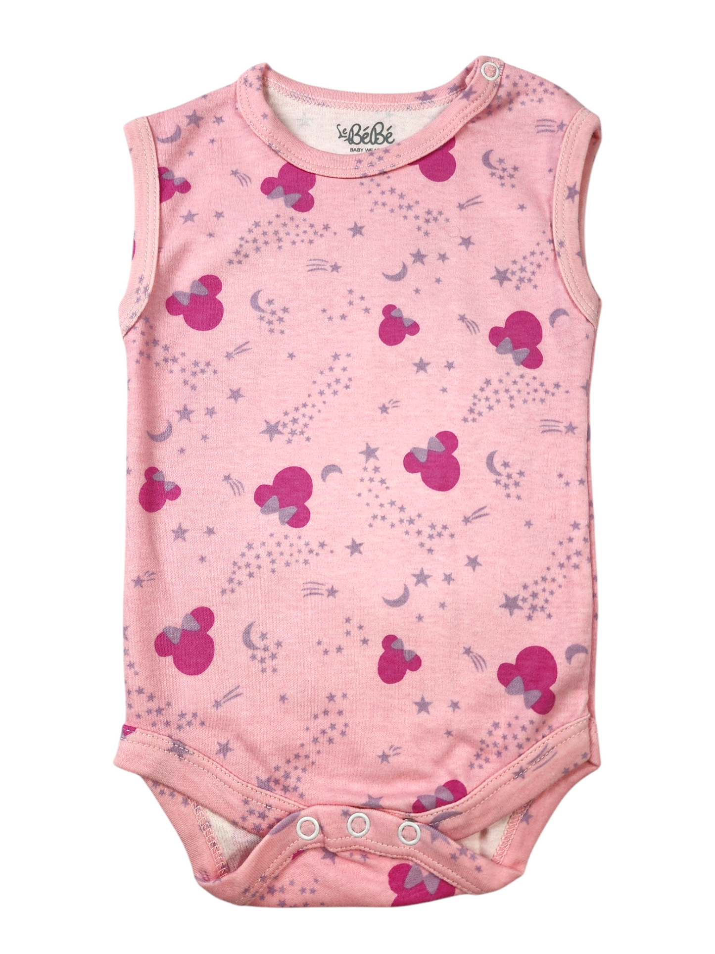 A Pack Of 3 Pieces Sleveeless Baby UnderWear Cotton 100% , MultiColoure