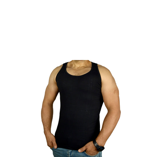 Sleeveless Undershirt, Black For men