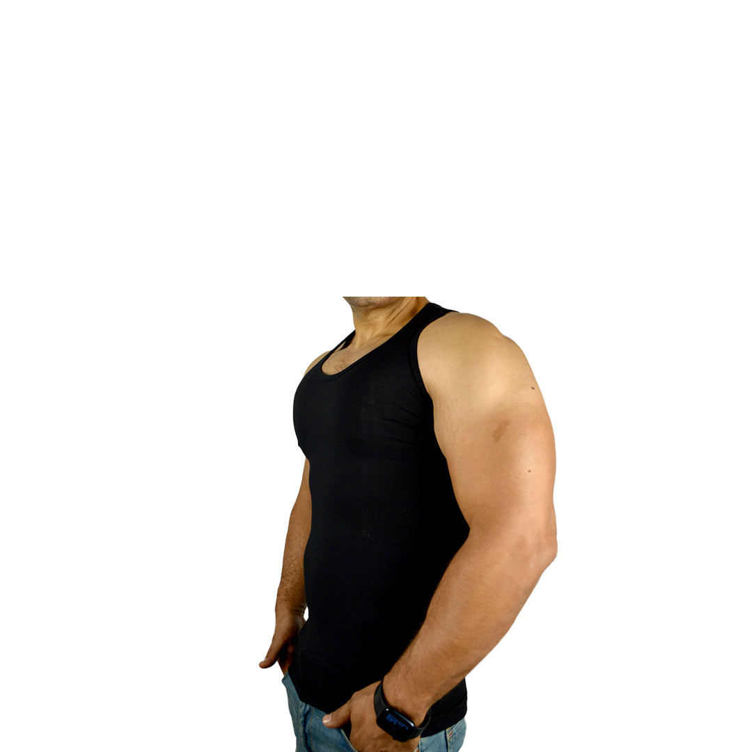 Sleeveless Undershirt, Black For men