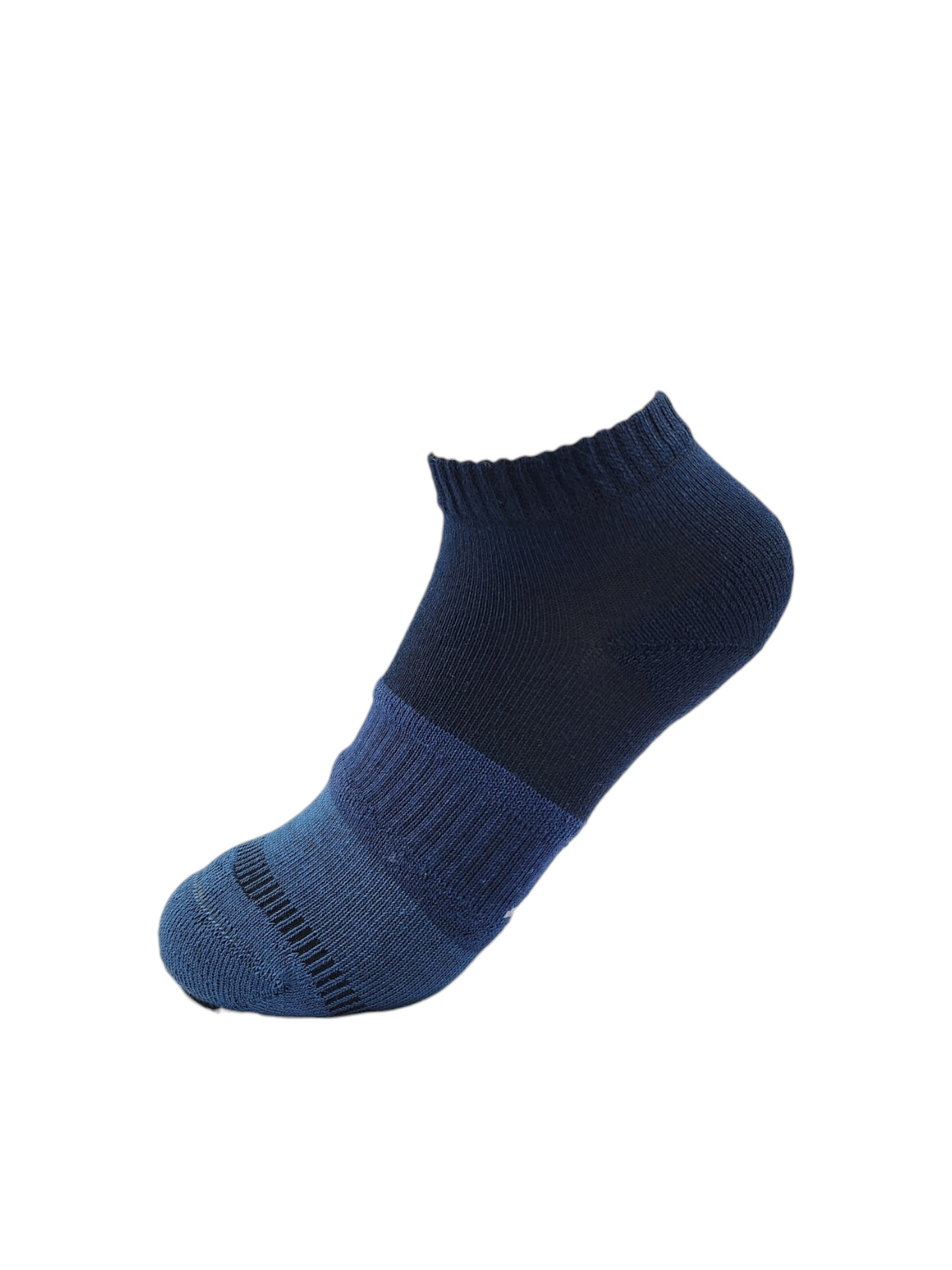 A Pack Of 3 Ankle Plain Socks Liner Heel And Toe MultiColoure