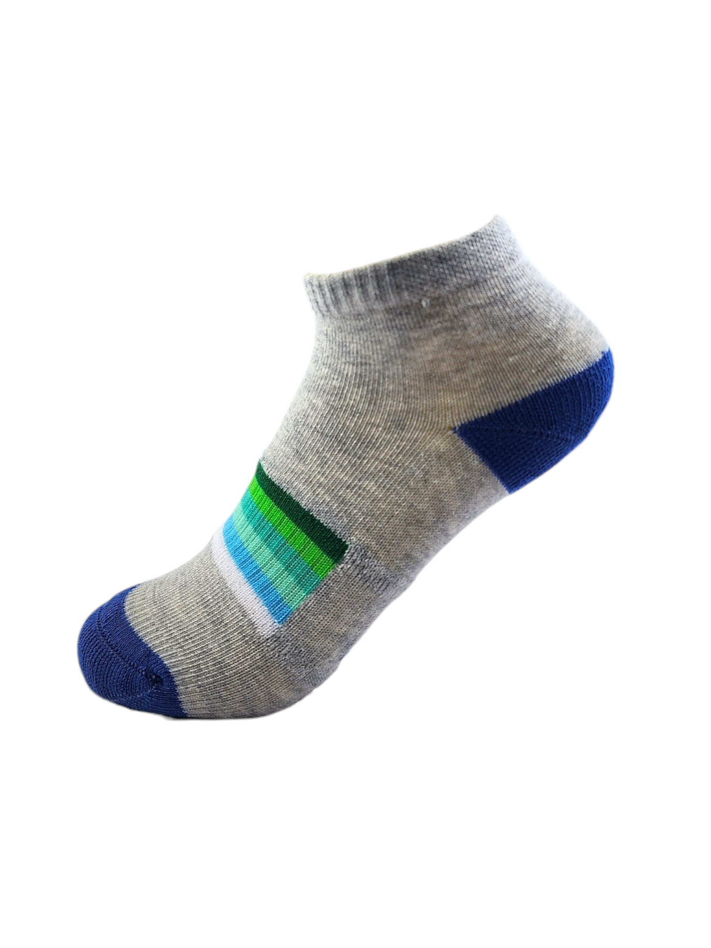 A Pack Of 3 Ankle Plain Socks Liner Heel And Toe MultiColoure