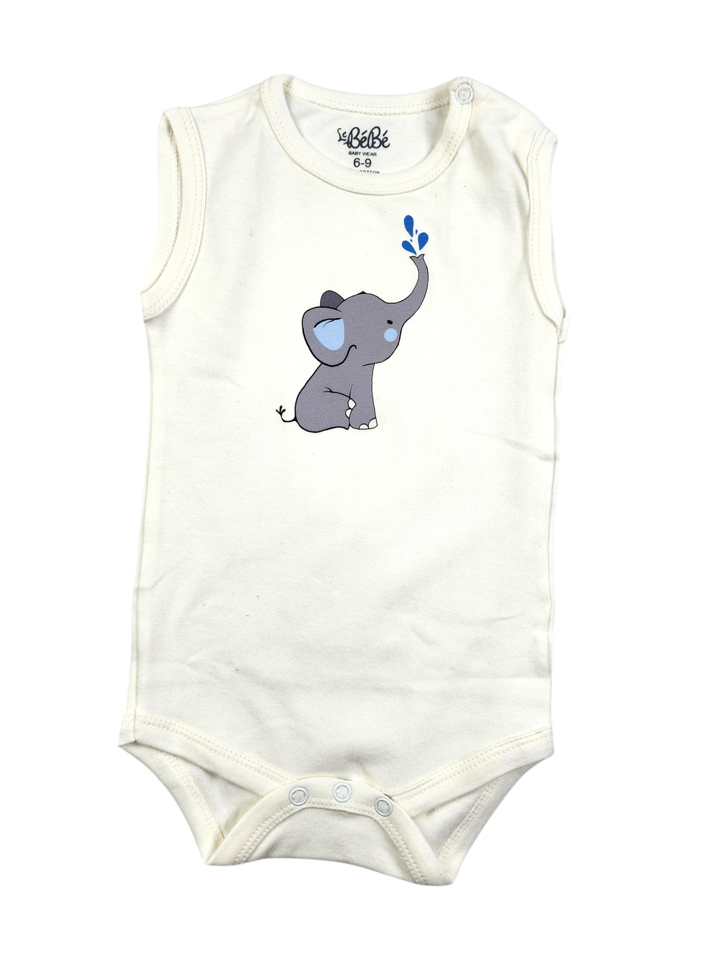 A Pack Of 3 Pieces Sleveeless Baby UnderWear Cotton 100% , MultiColoure