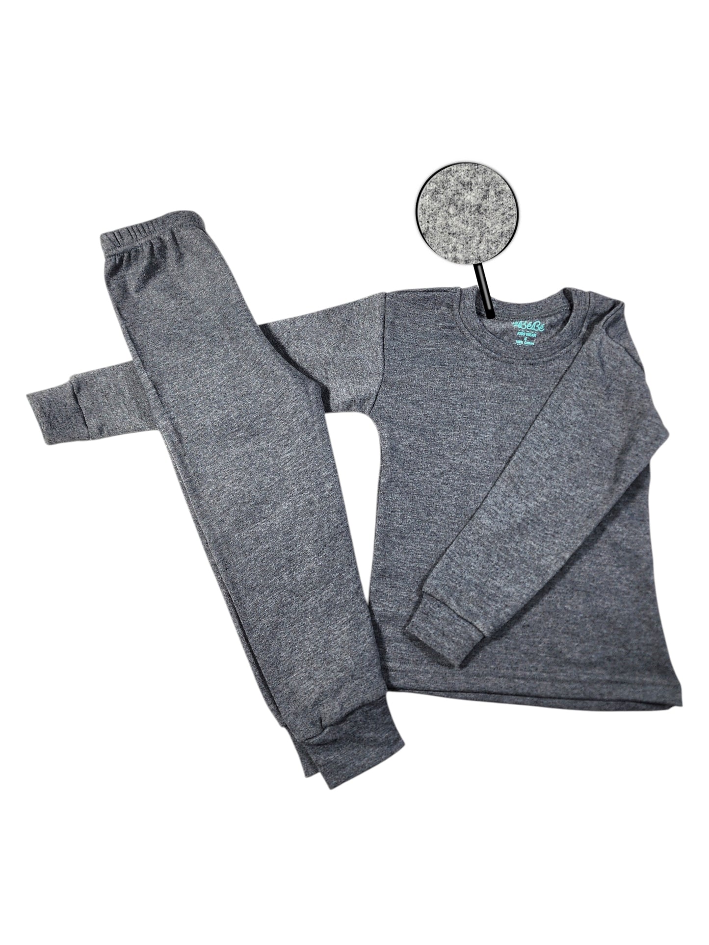 Set Of 2 Comfy Seleeve Sleep Wear DarkGrey (T-Shirt+Pants) For Boys&Girls