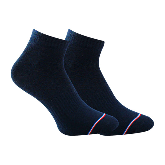 Short Plain Socks Navy For Men