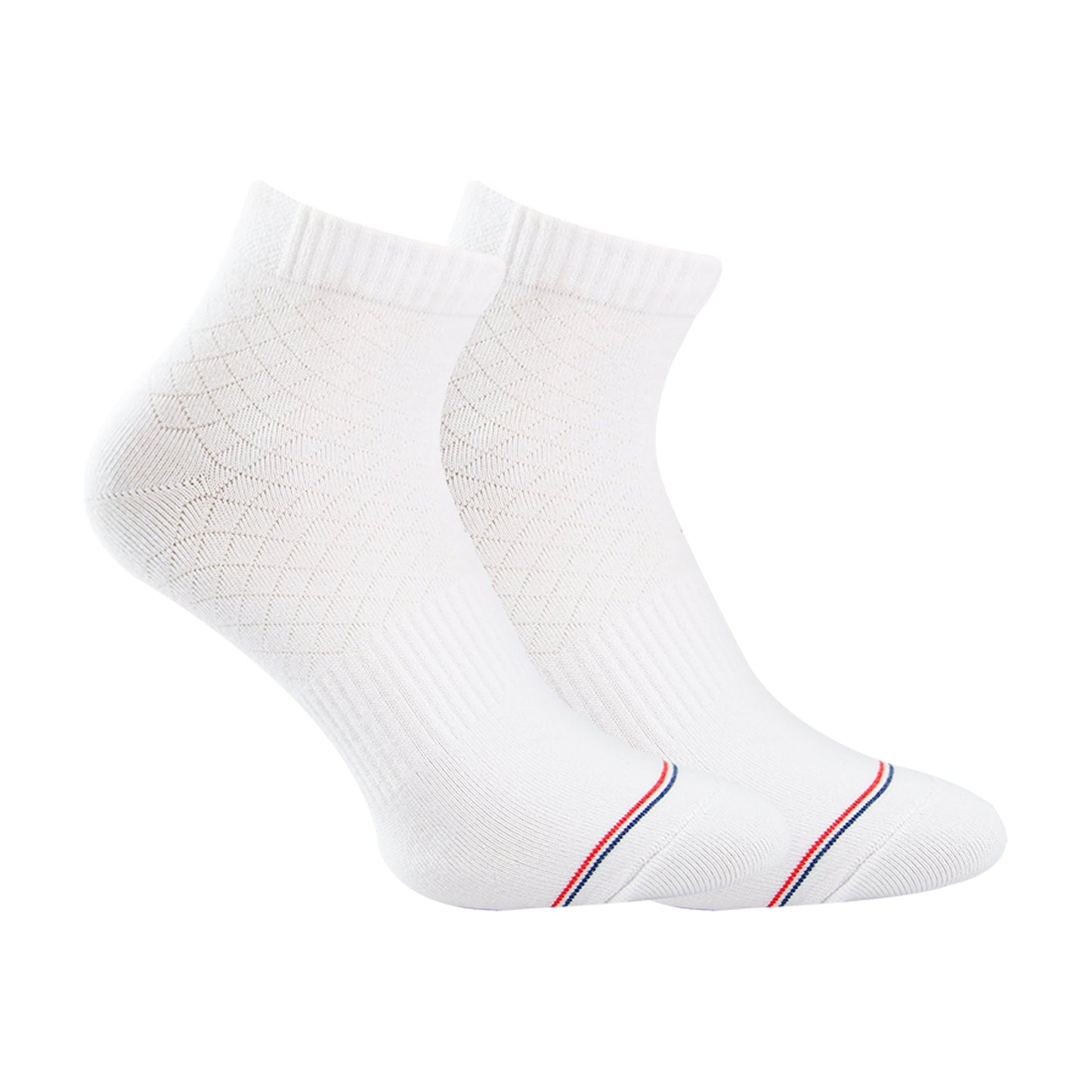 Short Plain Socks White For Men