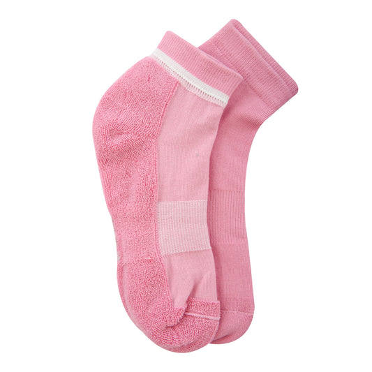 Short Printed Socks Half Terry Pink For Women