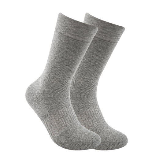 Long Printed Socks Full Terry Grey For Unisex