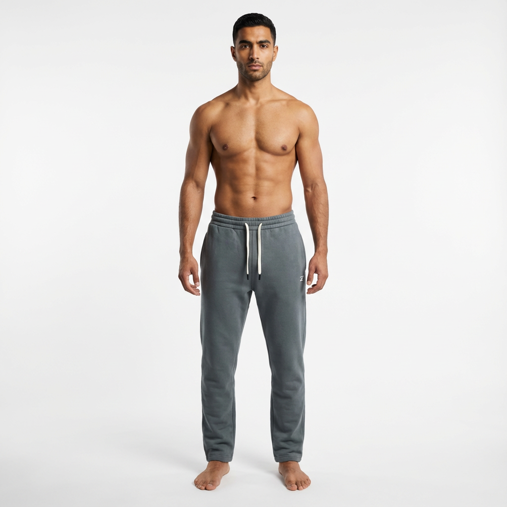 OverSized Relaxed Wide Leg Pants Summer Melton For Men