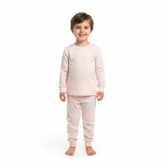 Set Of 2 Comfy Seleeve Sleep Wear Rose For Girls (T-Shirt+Pants)