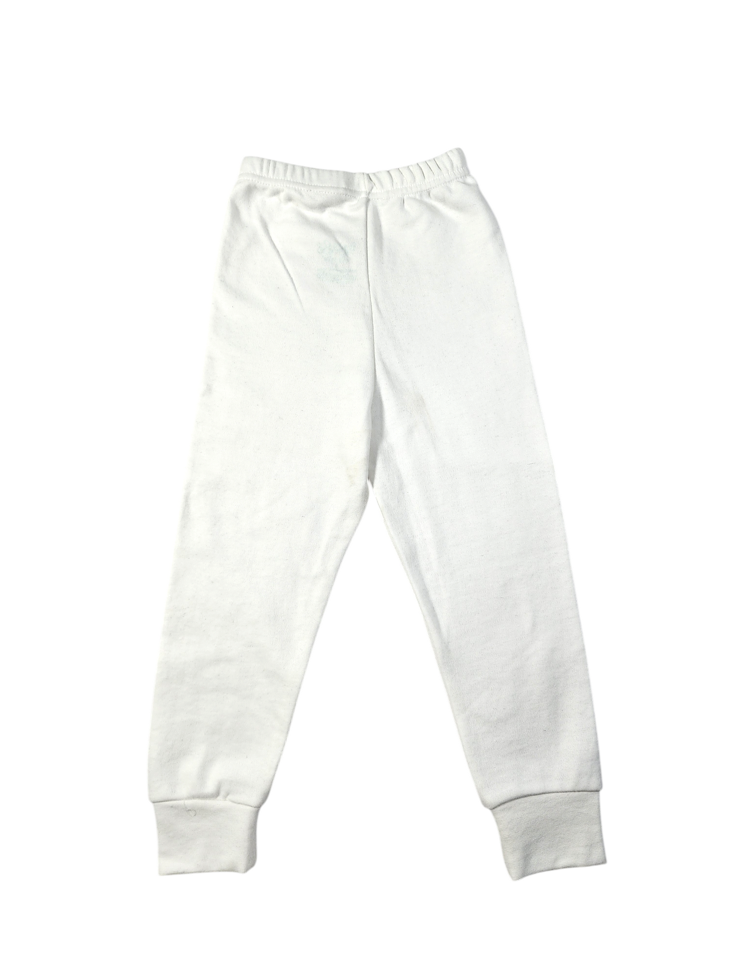 Set Of 2 Comfy Seleeve Sleep Wear White (T-Shirt+Pants) For Boys&Girls